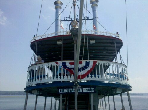 Chautauqua Belle steamboat in Mayville, NY USA